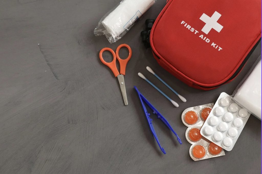 Picture of first aid equipment